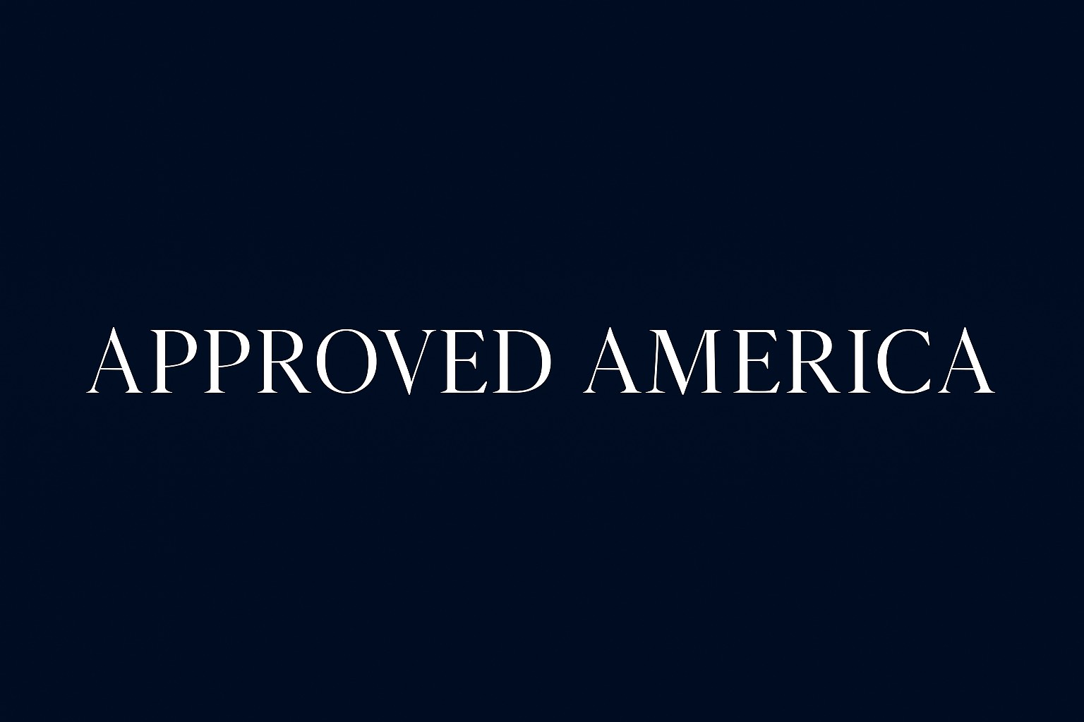 Approved America logo - strategic AI, robotics, and family office advisory
