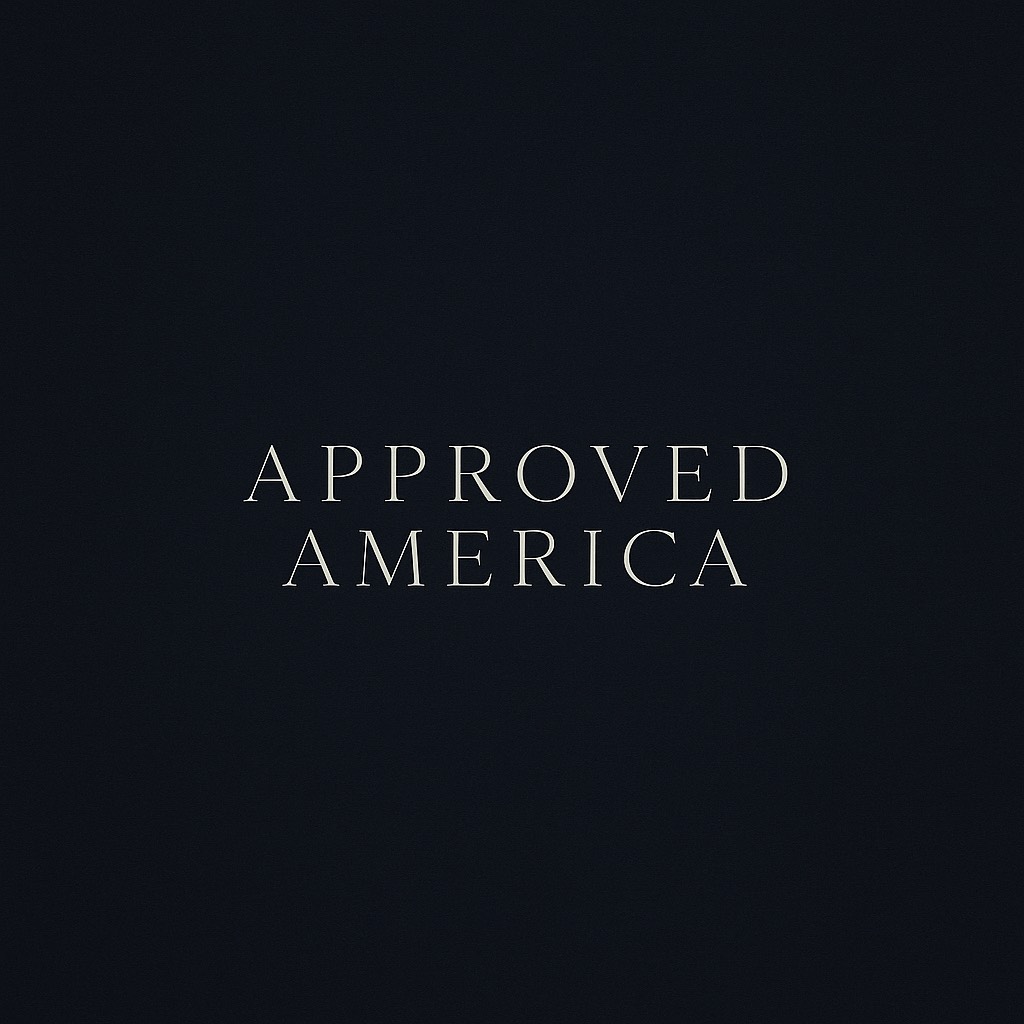 Approved America logo - strategic AI, robotics, and family office advisory